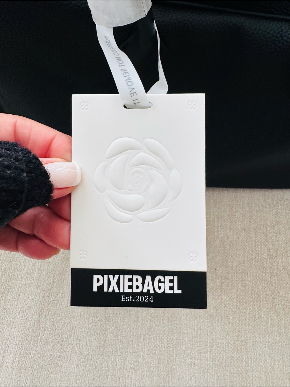 PixieBagel Tyla Boston Bag In Black - Picture 4 of 13